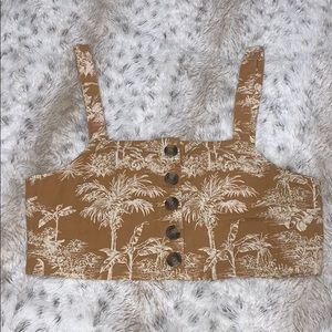 American Eagle cropped shirt